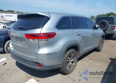 2019 Toyota Highlander Le из США, поврежденный, VIN 5TDZARFHXKS057151